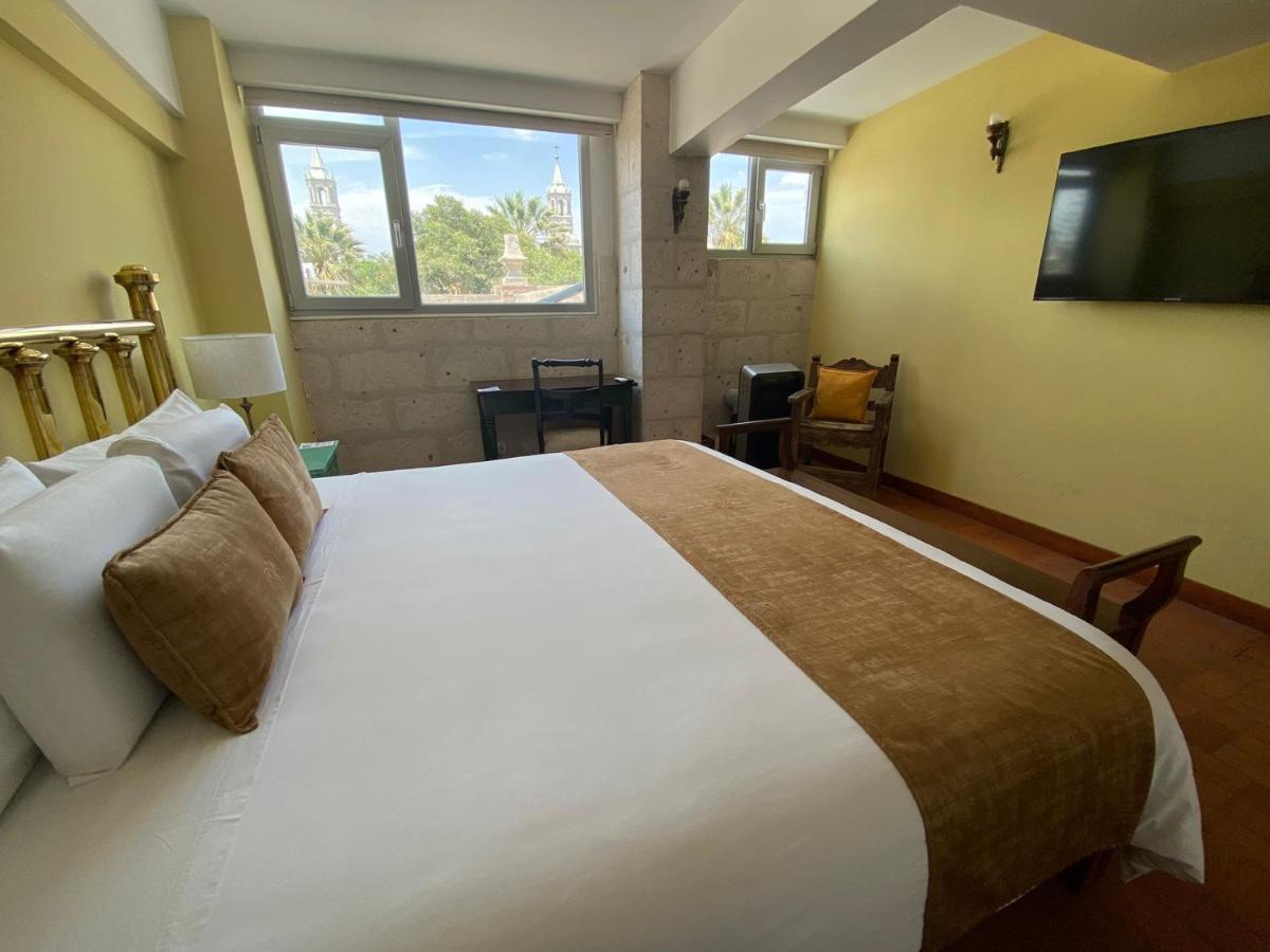 Katari Hotel At Plaza De Armas อาเรกิปา ภายนอก รูปภาพ